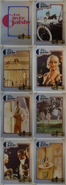 The Great Gatsby original release german movie poster set
